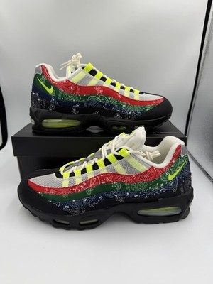 New Nike Air Max 95 SP 11.5 Neon Paisley Bandana OG Big Bubble