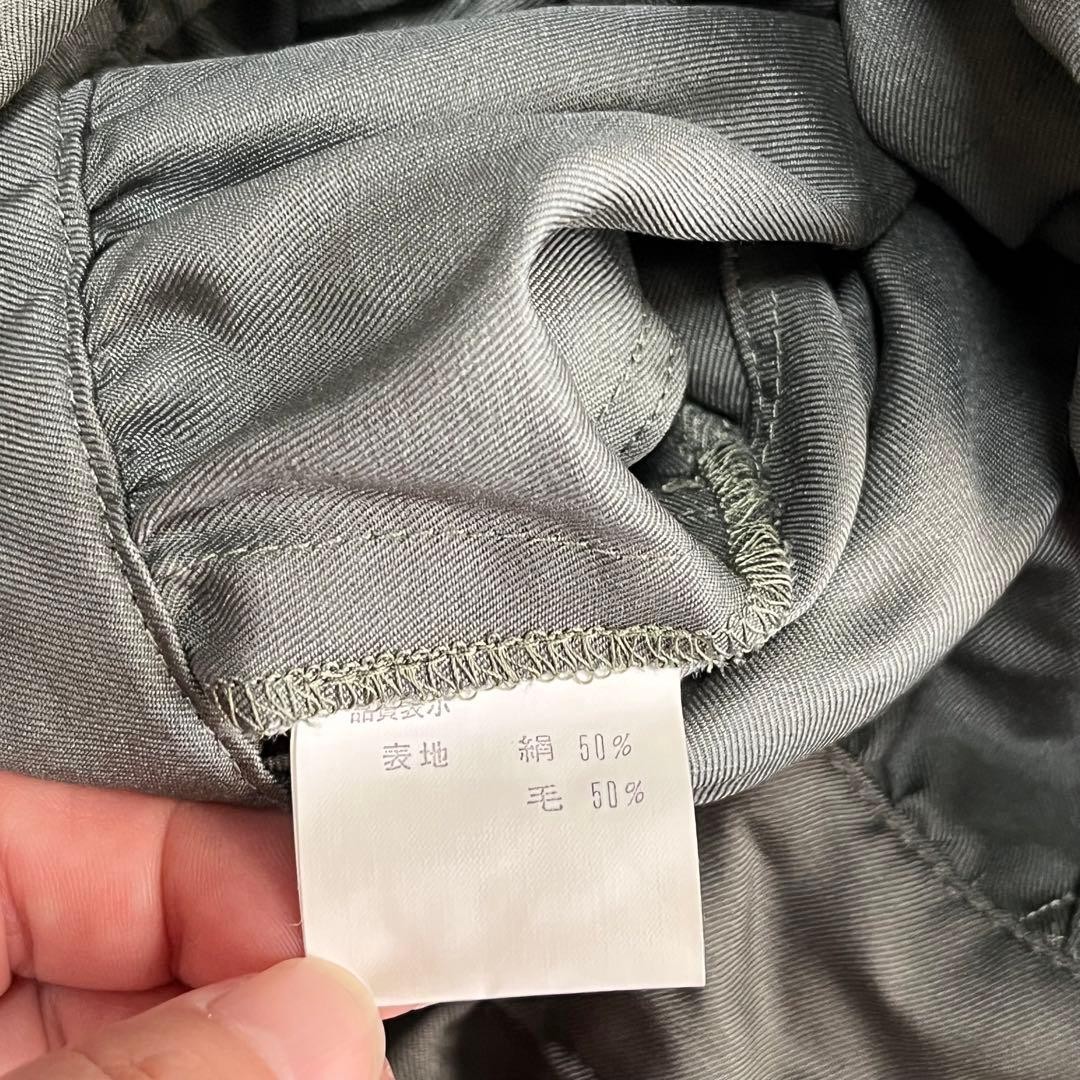 USED BALENCIAGA GOLD BUTTON ONE-PIECE TRENCH COAT GOOD thumbnail 5