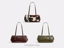 NWT Coach Asher Shoulder Bag With Cow Print CCC85/CBJ05