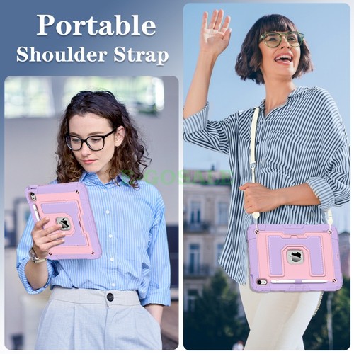 For iPad Mini 6 and 7 Tablet Shockproof Heavy Duty Stand Cover Case Protective - Afbeelding 6 van 29