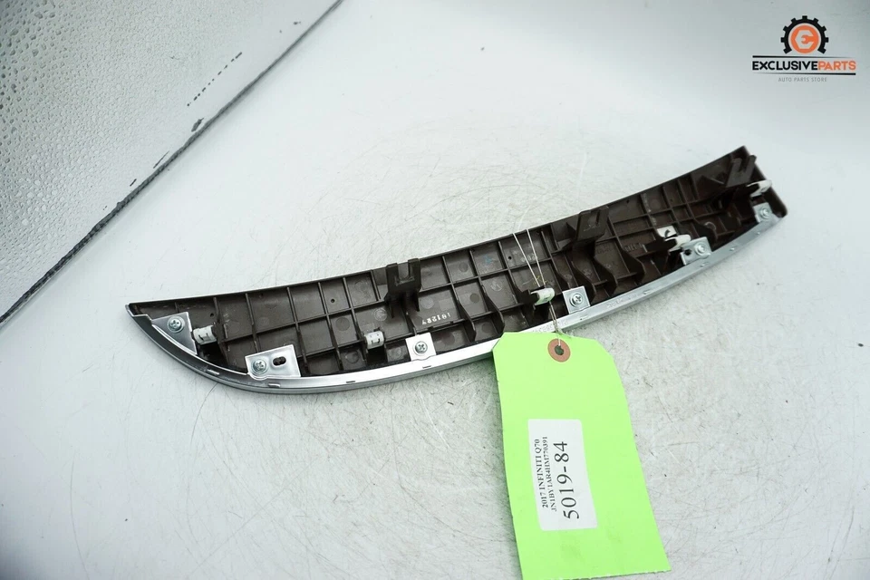 14-19 Infiniti Q70 OEM Left Driver Dash Wood Trim Garnish Panel SCRATCHED 5019 - Image 3 of 4