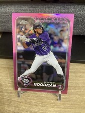 Hunter Goodman 2024 Topps Chrome Pink Refractor RC #99