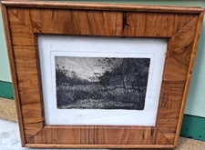 ERNESTO RAYPER 1840-1873 ' CAMPO DI GRANO' ACQUAFORTE -PUBBLICATA-