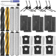 Robot Vacuum Cleaner Accessories Kit Replacement for Dreame Aqua10 Ultra Model