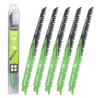 Workpro SäBel-SäGe-BläTter Set 5-Teilig, SäGeblatt 230Mm, 5TPI Aus Hcs