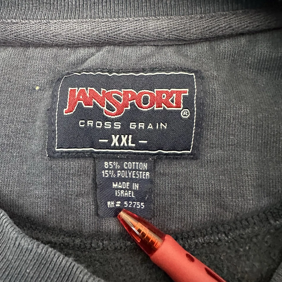 Sudadera Naval Vintage Años 90 Navy Academy Cuello Redondo Talla 2XL AZUL MARINO Militar Foto 2 de 4