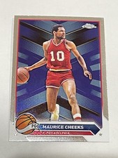 2023-24 Topps Chrome Basketball #34 - Maurice Cheeks - Philadelphia 76ers