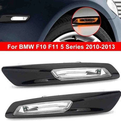 2x L+R LED Seitenblinker Blinker Blinkleuchte Schwarz Für BMW 10-13 5er F10 F11 - Bild 1 von 4