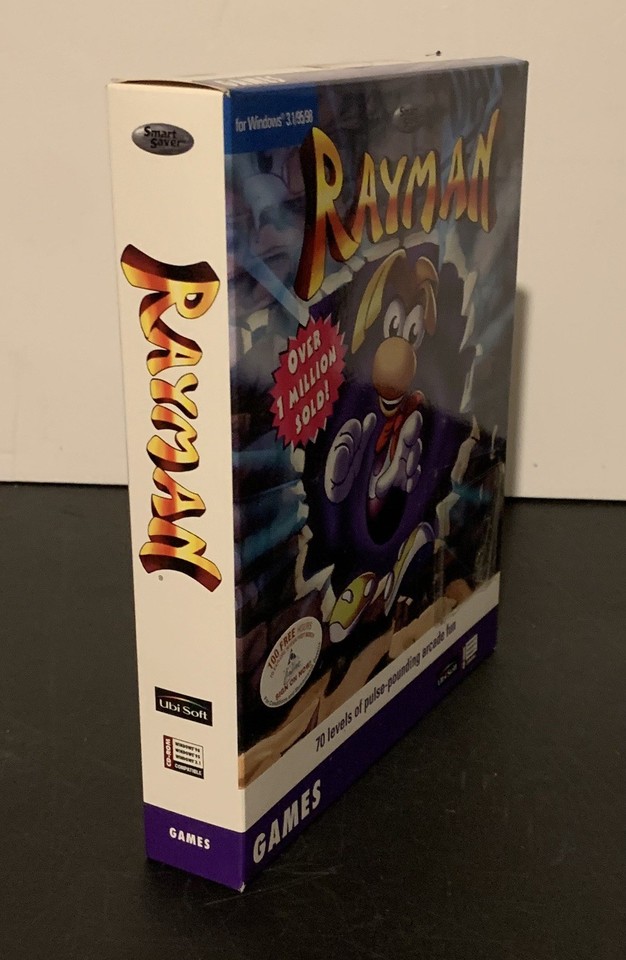 Rayman PC CD-Rom Big Box Game Ubisoft 1995 | eBay