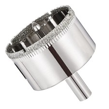 2.17"/55mm Diamond Hole Saw 1 PC  with Center Drill Bit. Silver