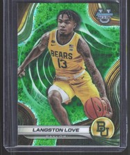 2024-25 Bowman U Chrome #50 Langston Love Autographs Green Refractor #/99