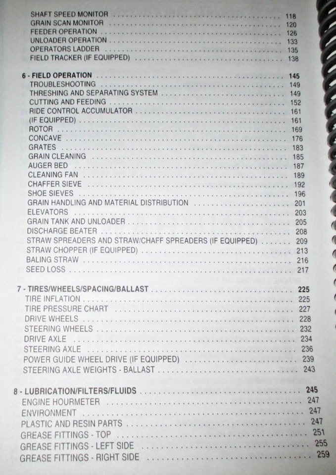 Manual de mantenimiento de operadores combinados Case IH 2344 y 2366 9-99 6-5821 ¡ORIGINAL! Foto 4 de 4