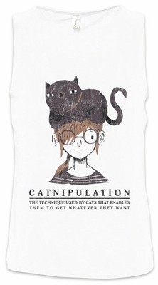 Catnipulation Herren Tank Top Cats Cat Katze Katzen Liebe Love Addicted Süchtig