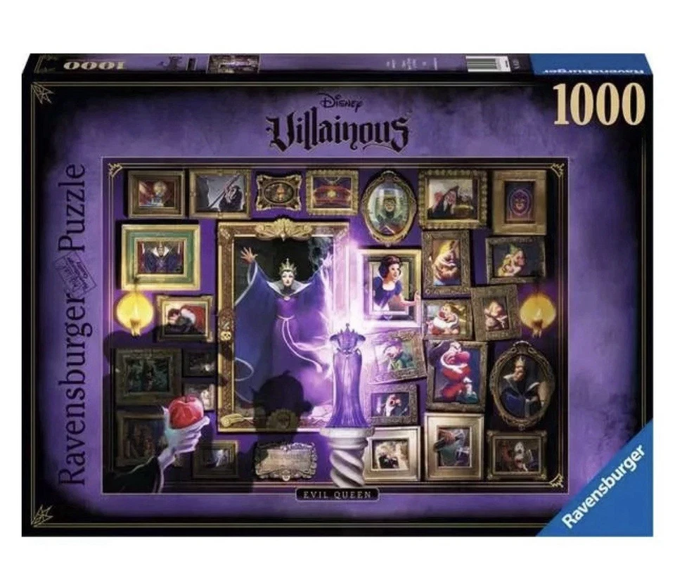 Ravensburger Disney VILLAINOUS Puzzles. All 3, MALEFICENT, EVIL QUEEN & URSULA! - Image 4 of 4