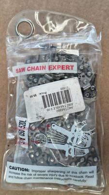 2 Pk Saw Chain Expert Chainsaw Chain(s) Full-Chisel 3/8 Pitch .050 52DL FreeShip
