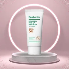 REAL BARRIER Cica Green Tone-Up Sun Cream 50mL SPF50+ PA++++ K-Beauty