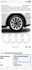 Tesla Y 2026 Abystar Wheel Rim Protectors 20 Inch 4 Pack