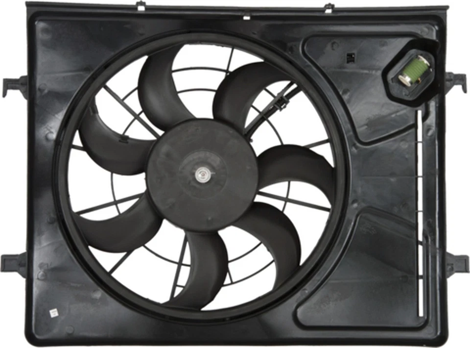 Engine Cooling Fan Assembly-Radiator Fan Assy. 76039 fits 07-12 Hyundai Elantra - Image 3 of 3