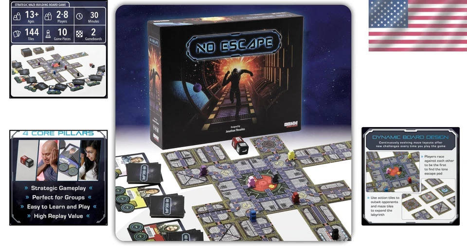 No Escape Board Game - Fun Strategic Space Adventure - Image 2 of 4