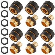 BILAL 6 Set Quick Connect Hose Fittings for Garden Hose Quick Connector with ...
