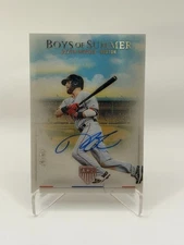 2023 Panini Chronicles America's Pastime Boys of Summer /65 Dustin Pedroia Auto