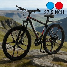 Folding Bike Men Women Mountain Bike 21 Speed Fully Suspended Bike 27.5" New