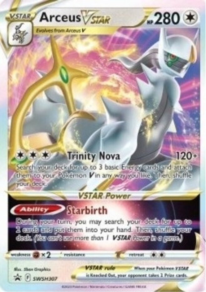 Arceus VSTAR - SWSH307 - SWSH Black Star Promos NM SWSH Promo