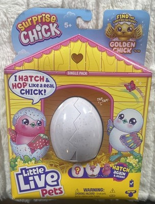 Little Live Pets Surprise Chick Interactive Toy in Pink Egg Mystery Pack Xmas  