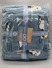 GENUINE OODIE - Snoopy Peanuts Greyish Blue Adult OOD Size - BNIP