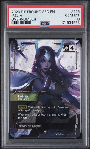 Irelia graded PSA 10 for sale on eBay