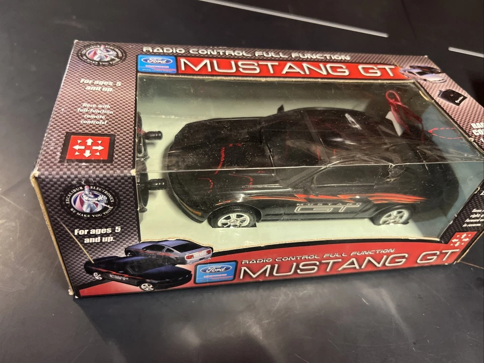 Ford Mustang GT 1:20 Scale Edition RC Vehicle Excalibur Electronics Silver Car - Image 3 of 4