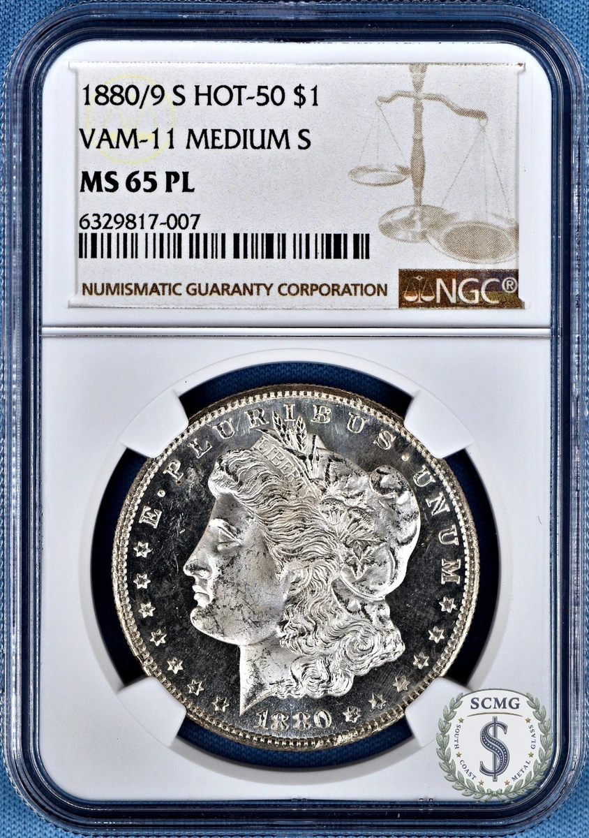 1880 Year Grade MS 65 Morgan Dollars (1878-1921) for sale | eBay