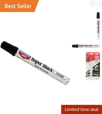 Compact Flat Black Touch-Up Pen for Quick Repairs on Sporting Equipment, 0.33 oz