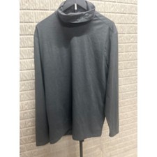 Ski-Doo BRP Mens XL Charcoal Gray Turtleneck Long Sleeve Base Layer Top
