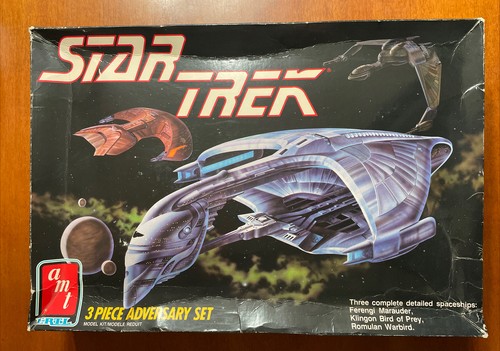 Star Trek 3-Piece Adversary Set - AMT/ERTL kit #6858 Rough Box, No ...