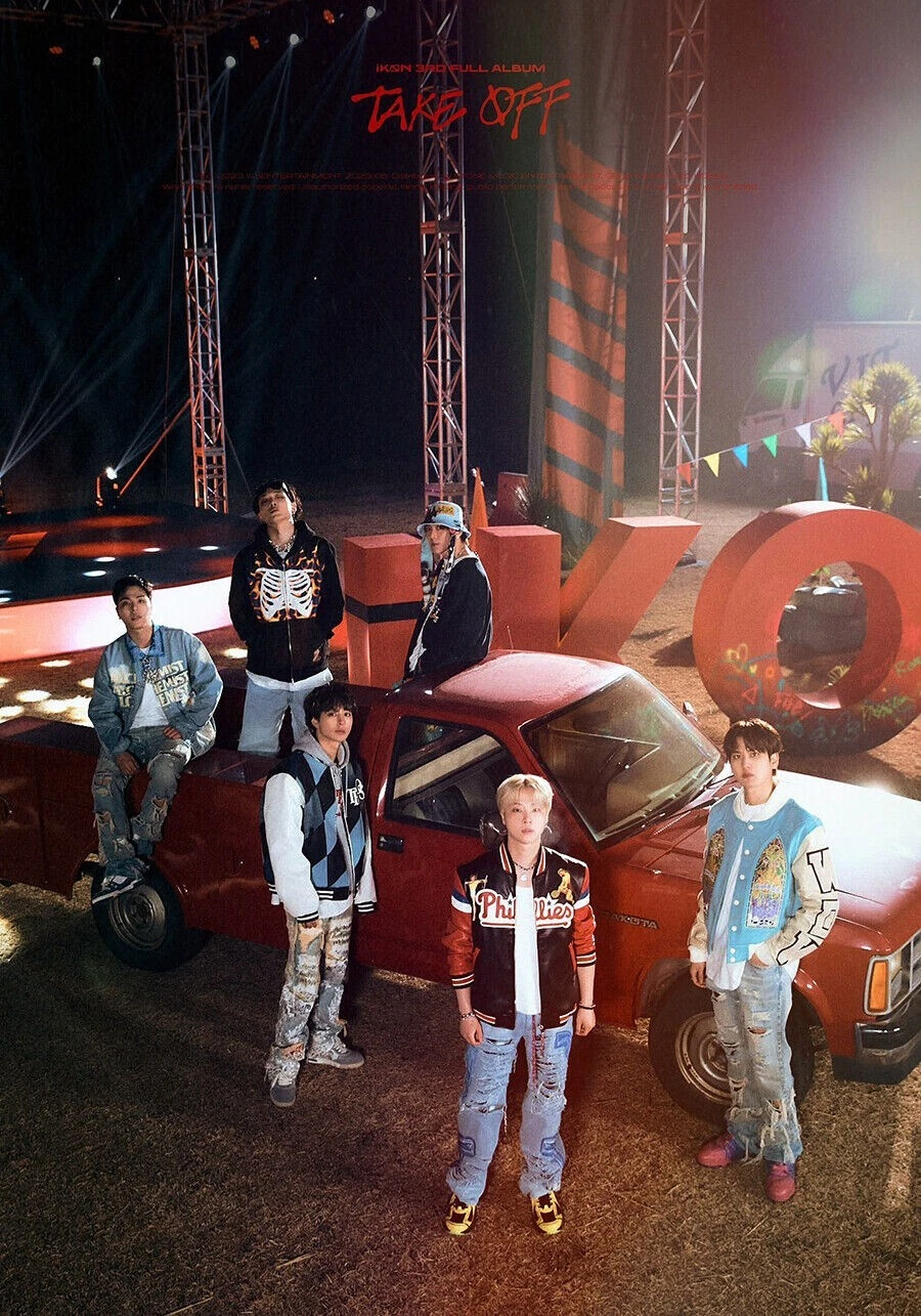 iKON [TAKE OFF] 3rd Full Album U Ver CD+2 Book+Photo+Tag+Sticker+