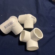 Charlotte Pipe Schedule 3/4 in. Slip x 3/4 in. Dia. Slip PVC Side  3pack 