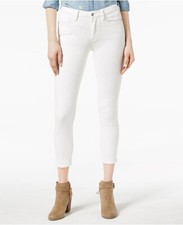 Buffalo David Bitton Women's Daily Mid-Rise Skinny Capri Jean-White Sz 10 NWT