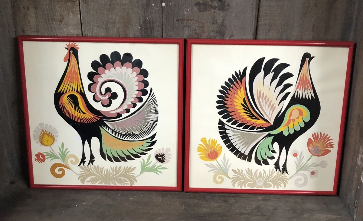 Rooster Patterns To Paint Petit Rouge Rooster Downloadable Pattern