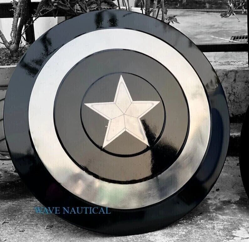 Black Captain America Shield 22