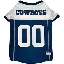 Pets First NFL Throwback Dog Jersey Comfortable & Breathable Dog Shirt