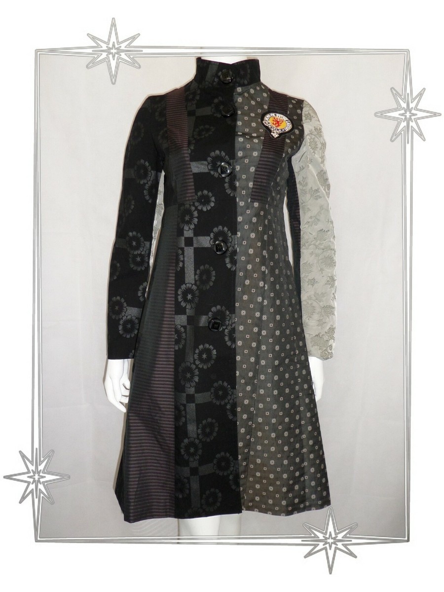 Manteau Léger En Jean Custo Barcelona Mosaico - Taille 3, Neuf Avec étiquettes, Multicolore