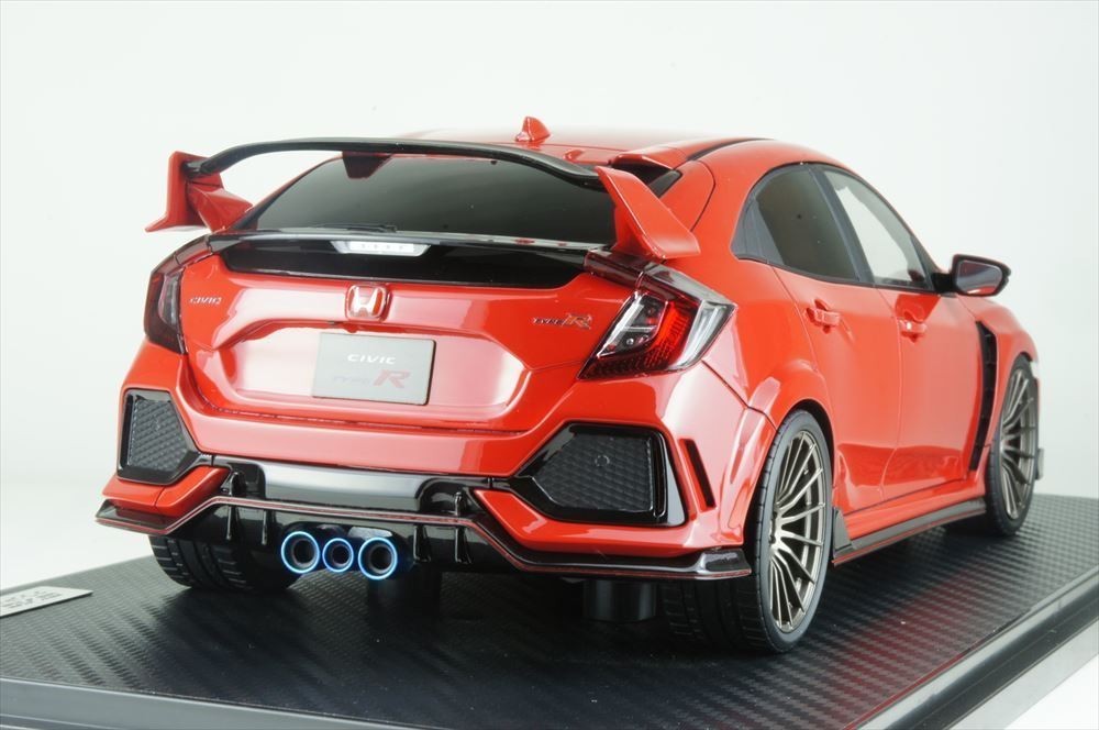 NEW ignition model 1/18 Honda Civic (FK 8) Type R Red Finished