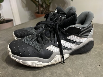 Adidas Bounce James Harden Stepback Black White Basketball Shoes
