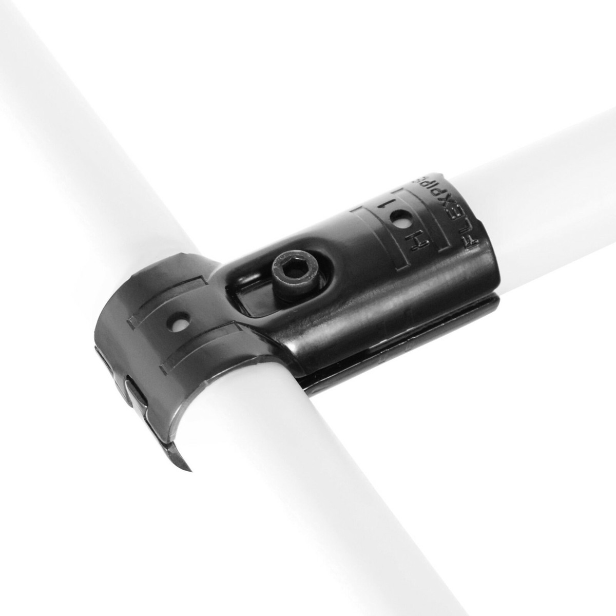 Conduit Pipe Uxcell 28mm Diameter Metal T Shaped Double Port Lean Tube ...