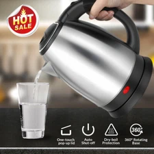 2.0L Hot Water Kettle Electric BPA-Free Stainless Steel Tea Kettle Electric NEW