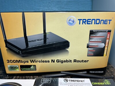 TRENDnet TEW-639GR HW V2 N300 Wireless Gigabit Router