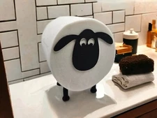 Sheep Toilet Paper Display Holder For Bathroom Decorations