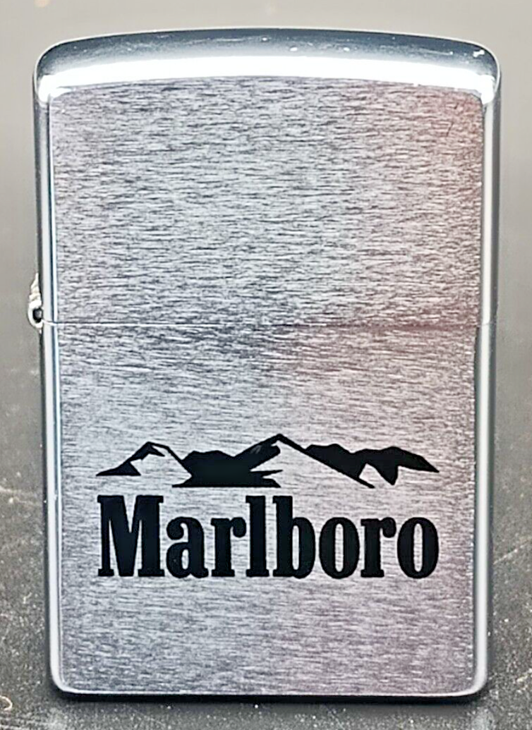 オンラインショップ LOGO BLACK SATIN MARLBORO LIGHTER ZIPPO MOUNTAIN- NOV WORKS その他