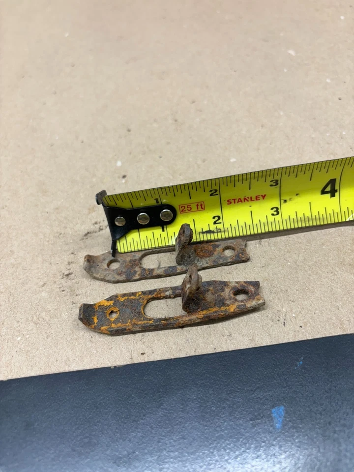 2 USED SIDE MIRROR MOUNT BRACKETS 60S GM? UNKNOWN ORIGIN IMPALA GTO LEMANS MALIB - Image 4 of 4